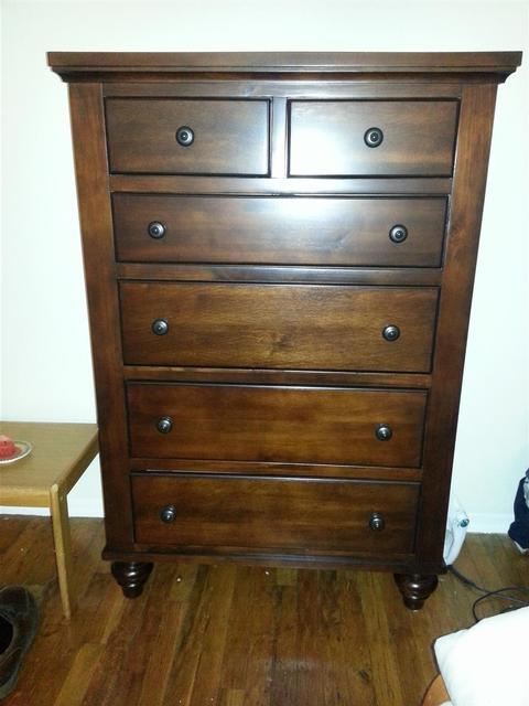 30:  My dresser rarely has all six drawers closed or lacks a heaping pile of clutter perched on top.