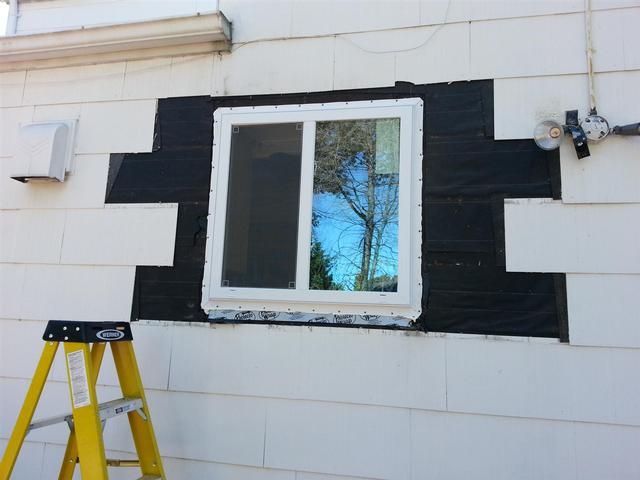 76:  Next, we flashed the two sides, and finally the top of the window.