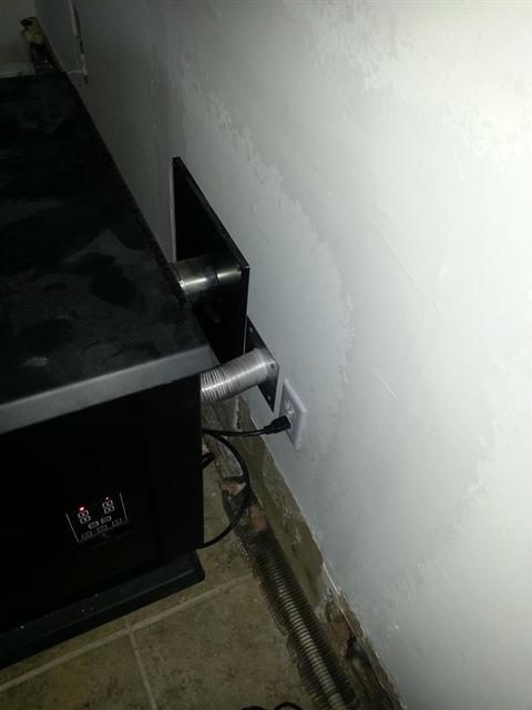 330: Added an outlet directly behind the pellet stove that way I dont need to use an extension cord anymore.